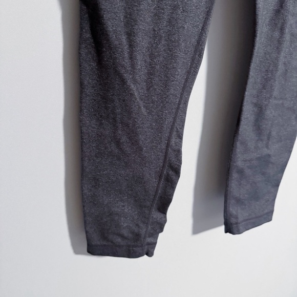 * Lululemon - Dark Gray Ruched Calf Cropped Leggings - Picture 3 of 6